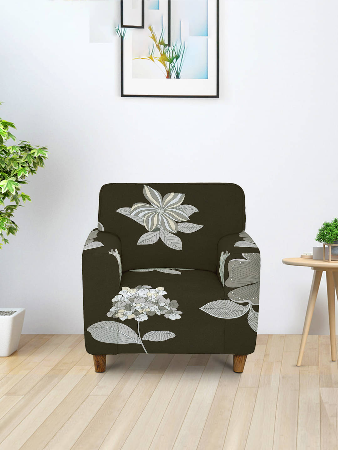     			Cortina 1 Seater Polyester Sofa Cover ( Pack of 1 )
