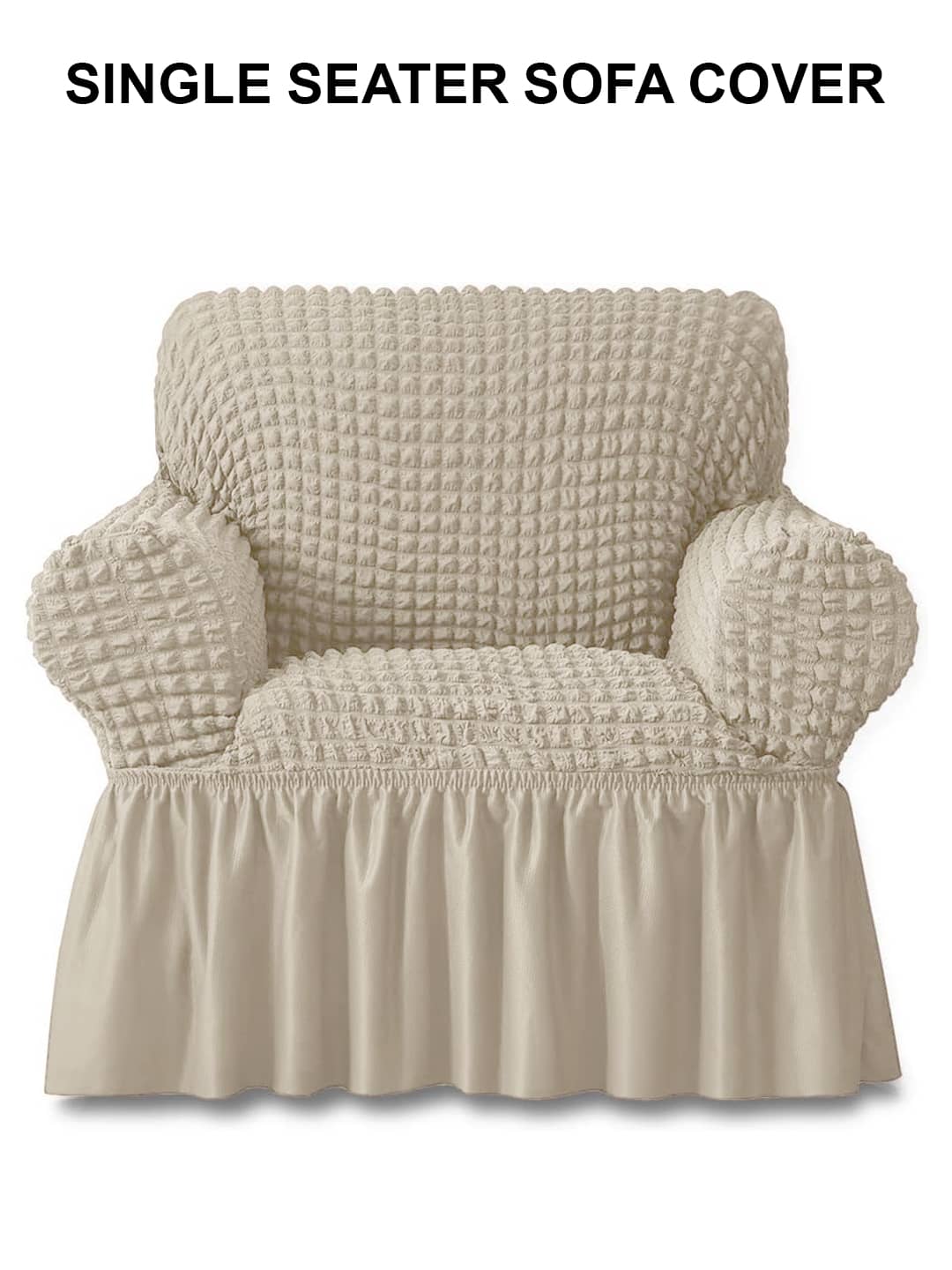 Cortina 2 Seater Polyester Sofa Cover ( Pack of 1 )