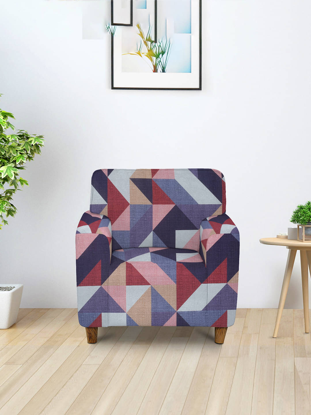    			Cortina 1 Seater Polyester Sofa Cover ( Pack of 1 )