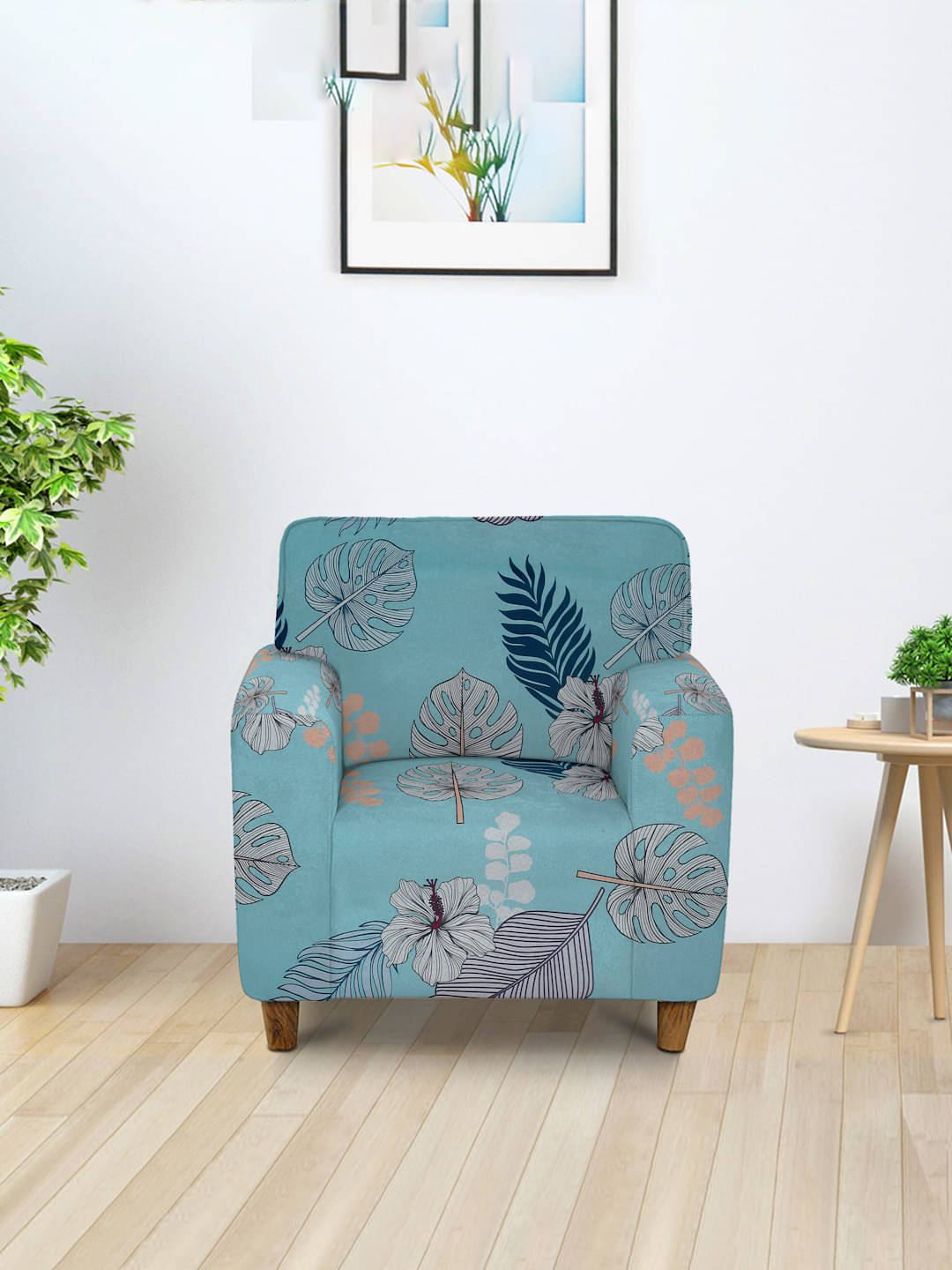     			Cortina 1 Seater Polyester Sofa Cover ( Pack of 1 )