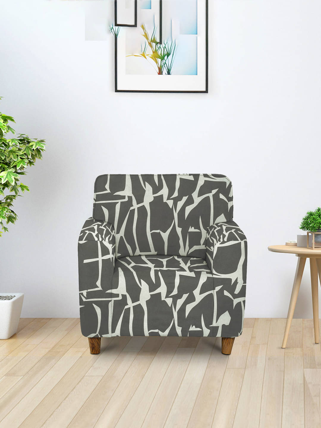     			Cortina 1 Seater Polyester Sofa Cover ( Pack of 1 )
