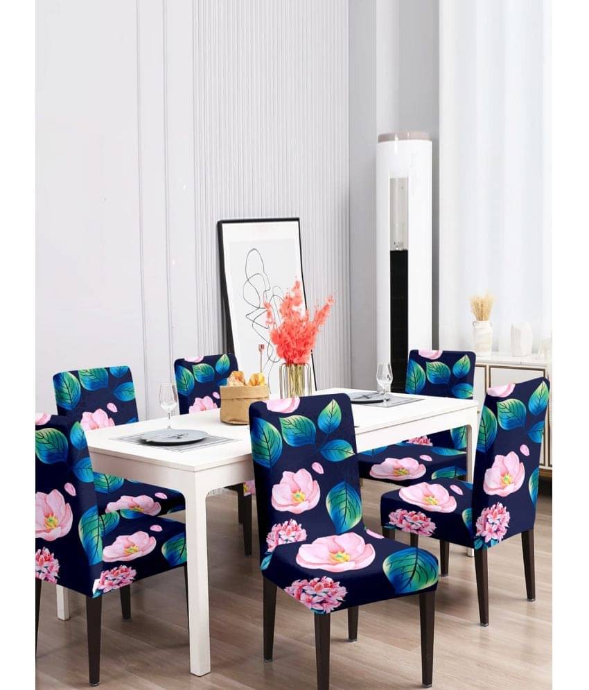     			Cortina 6 Seater Polyester Chair Cover ( Pack of 6 )
