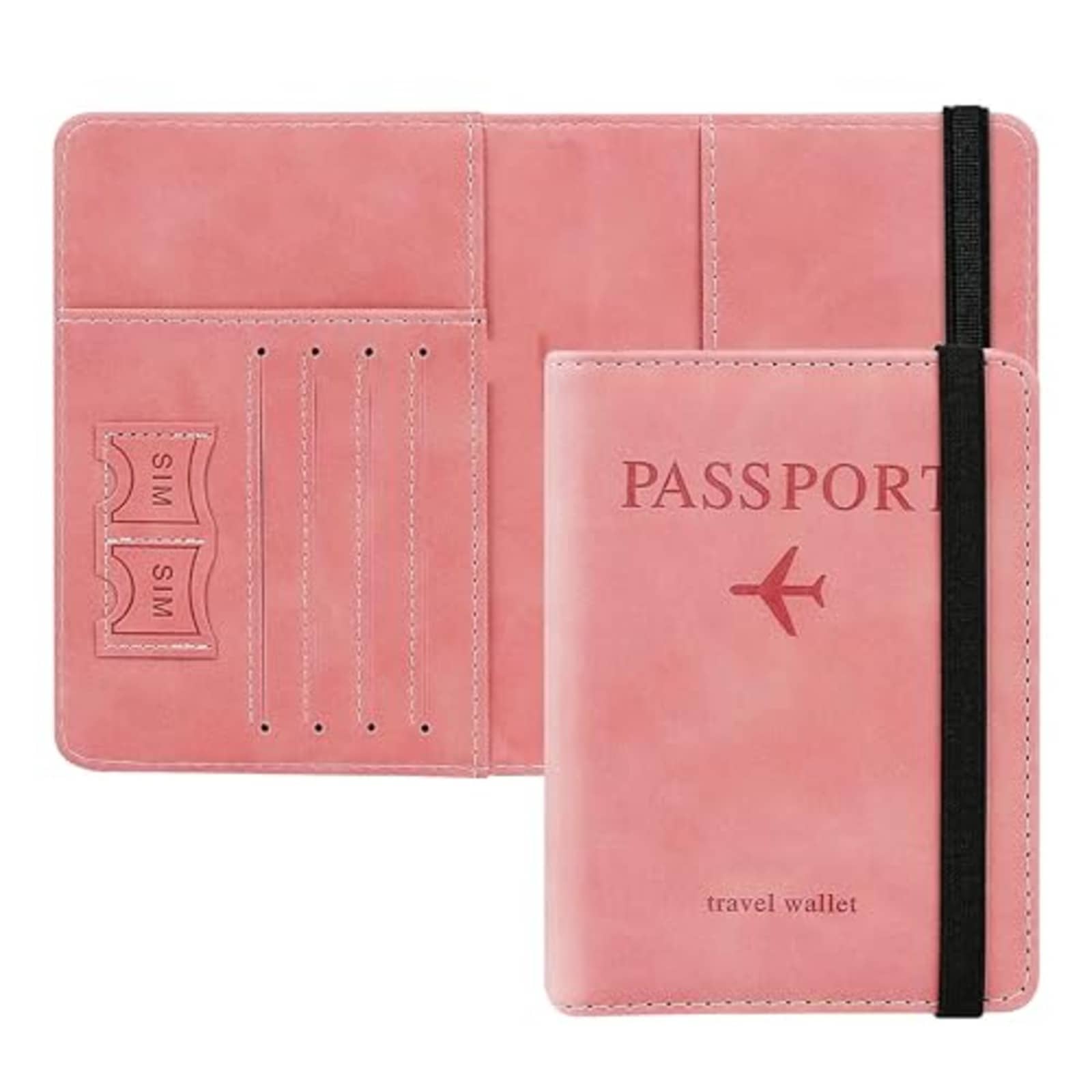 House Of Quirk Passport Holder Leather Pink Passport Holder - Handbags | Buy online on ZillyBuy