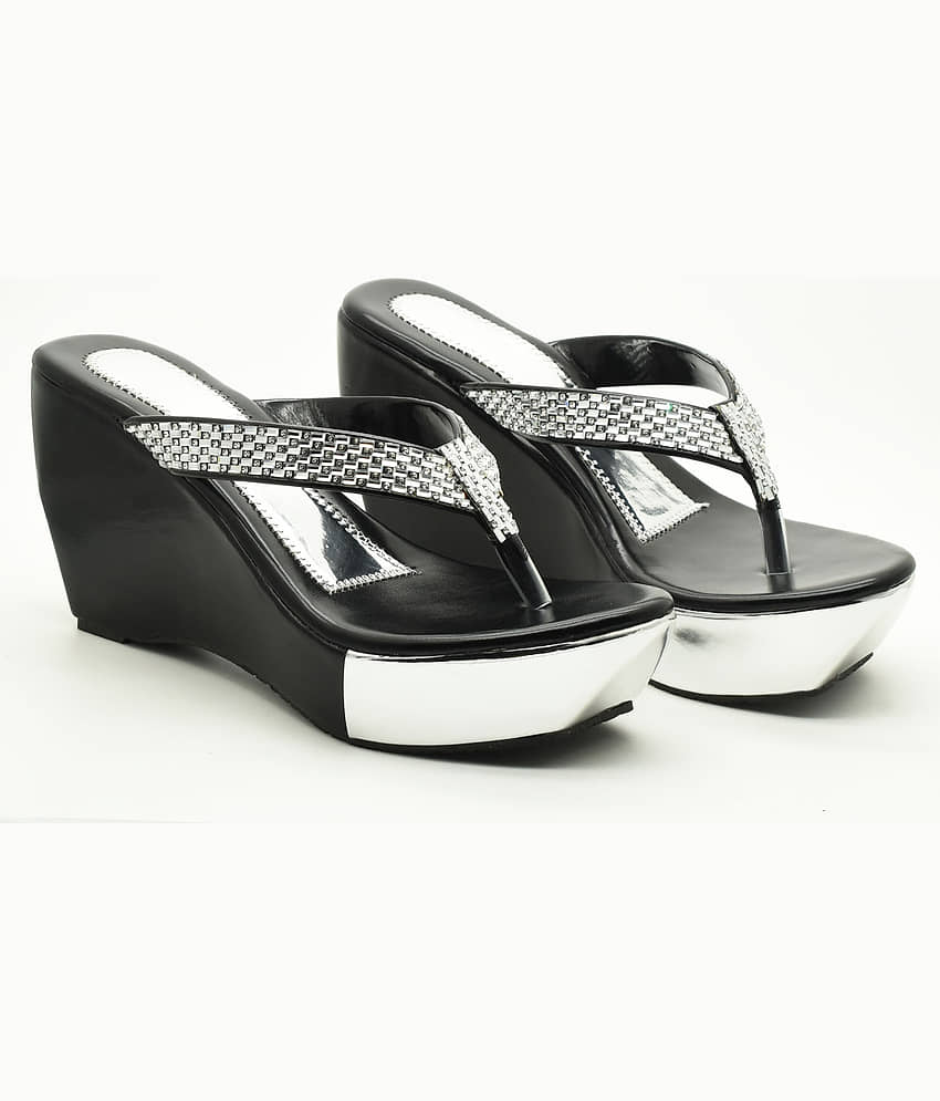 IndiForce Black Women's Sandal Heels - Heels | Buy online on ZillyBuy