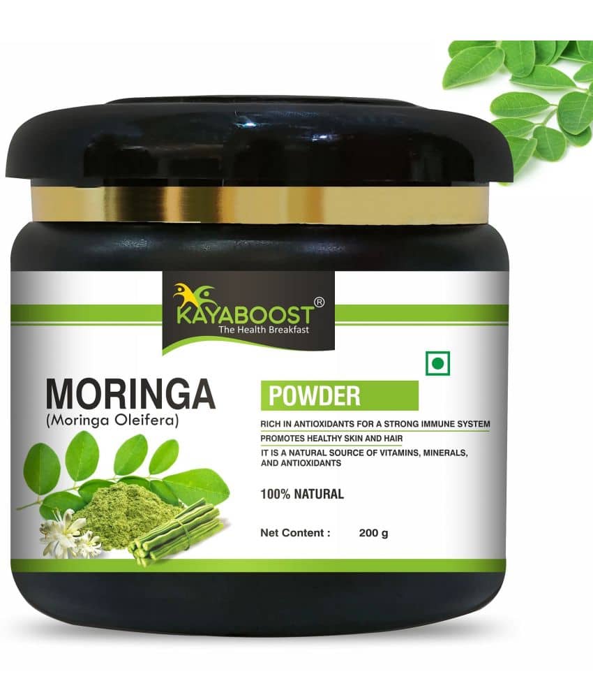 KAYABOOST Moringa (Olifera) Leaf Powder- Powerful Vitamins & Antioxidants (200 g)