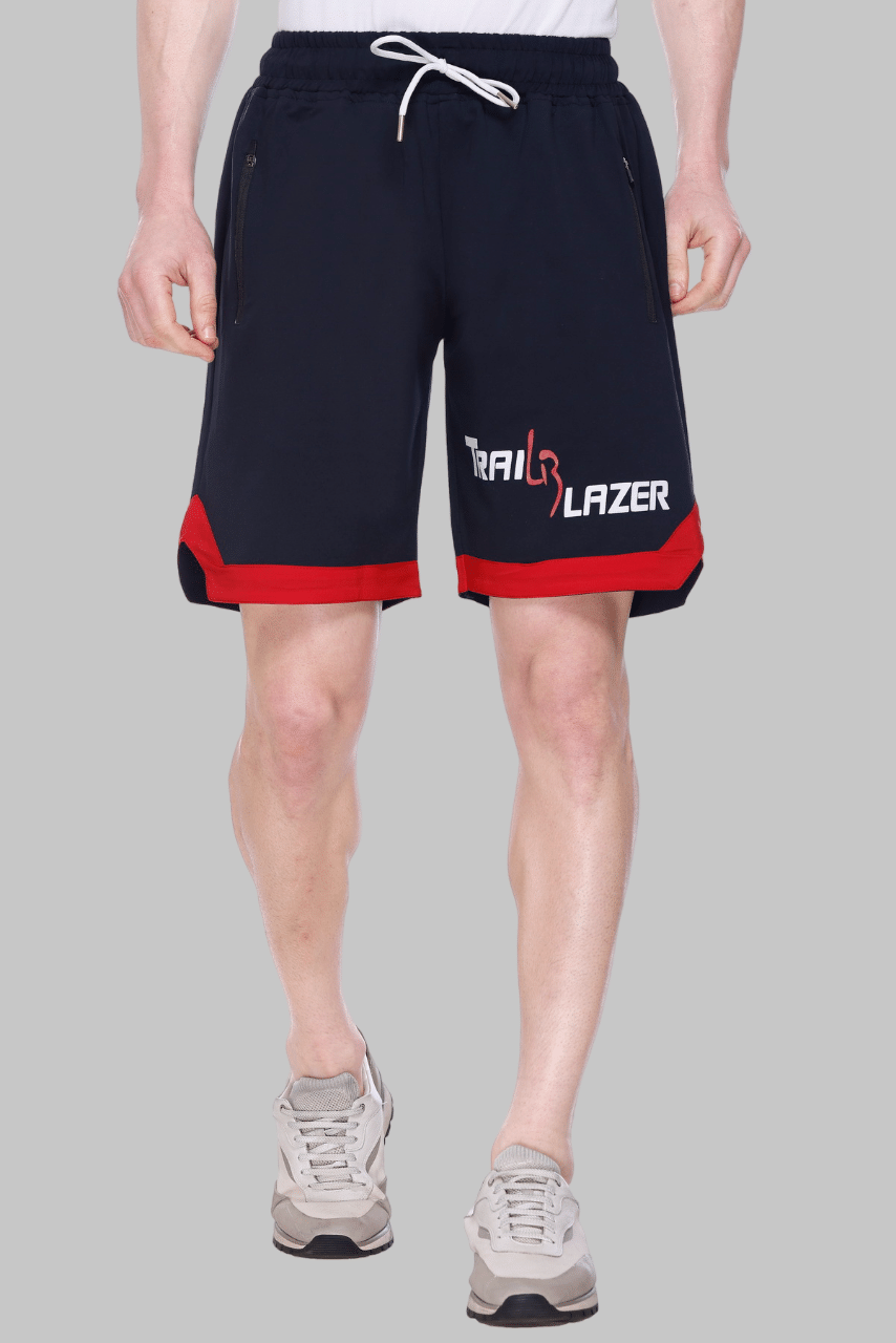 LEEBONEE Navy Polyester Blend Men's Shorts ( Pack of 1 ) LEEBONEE Navy Polyester Blend Men's Shorts ( Pack of 1 )