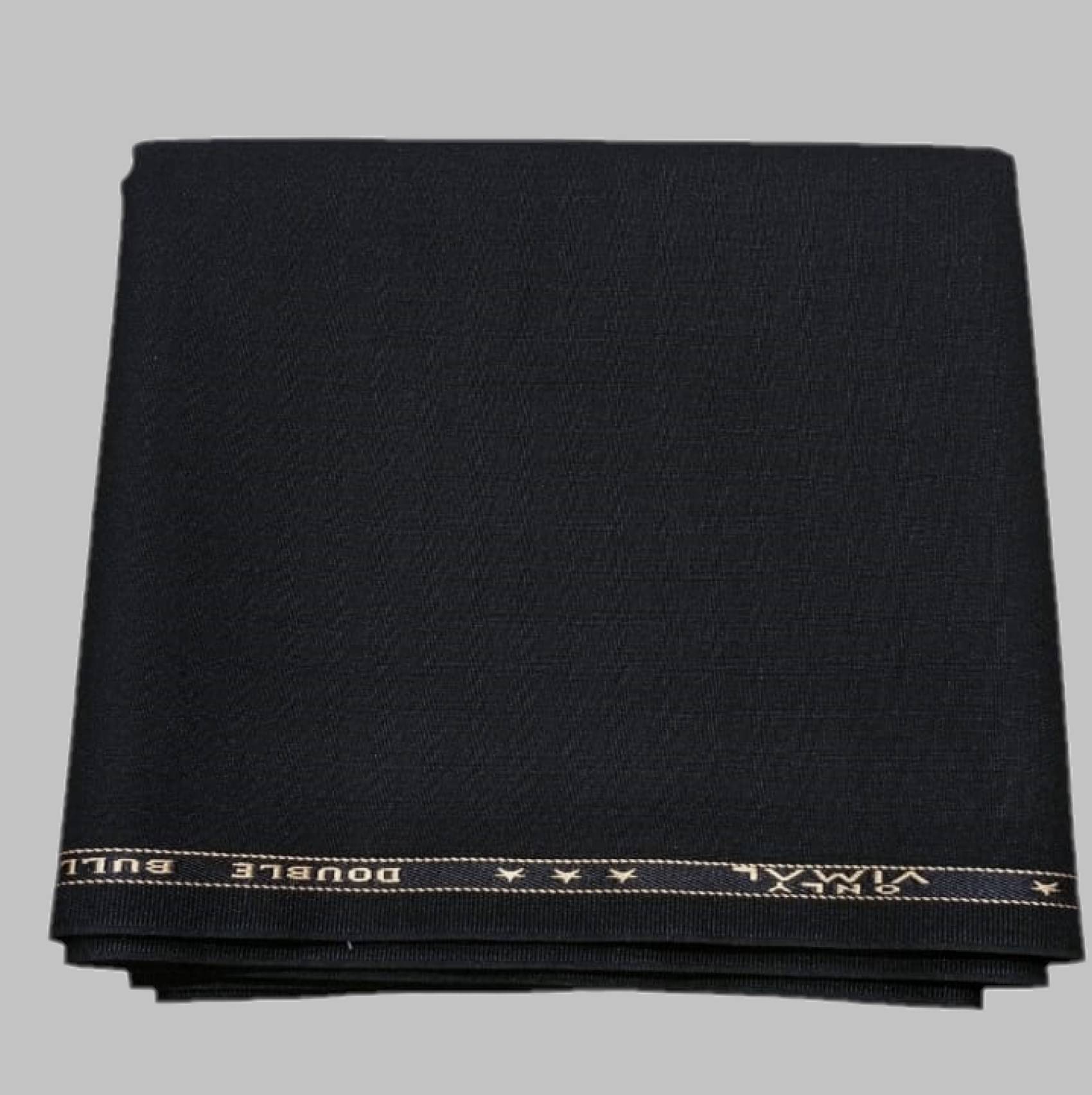     			ONLY VIMAL Black Polyester Blend Men's Unstitched Pant Piece ( Pack of 1 )