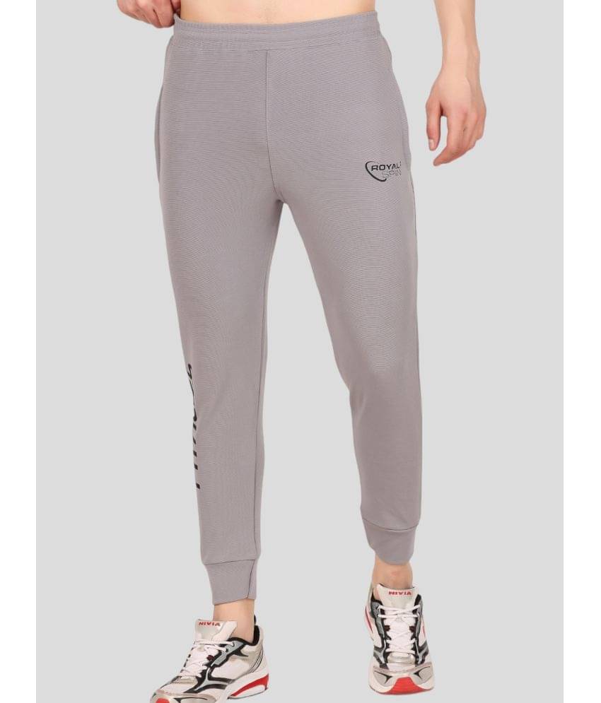     			Roya,l spin Light Grey Polyester Men's Joggers ( Pack of 1 )