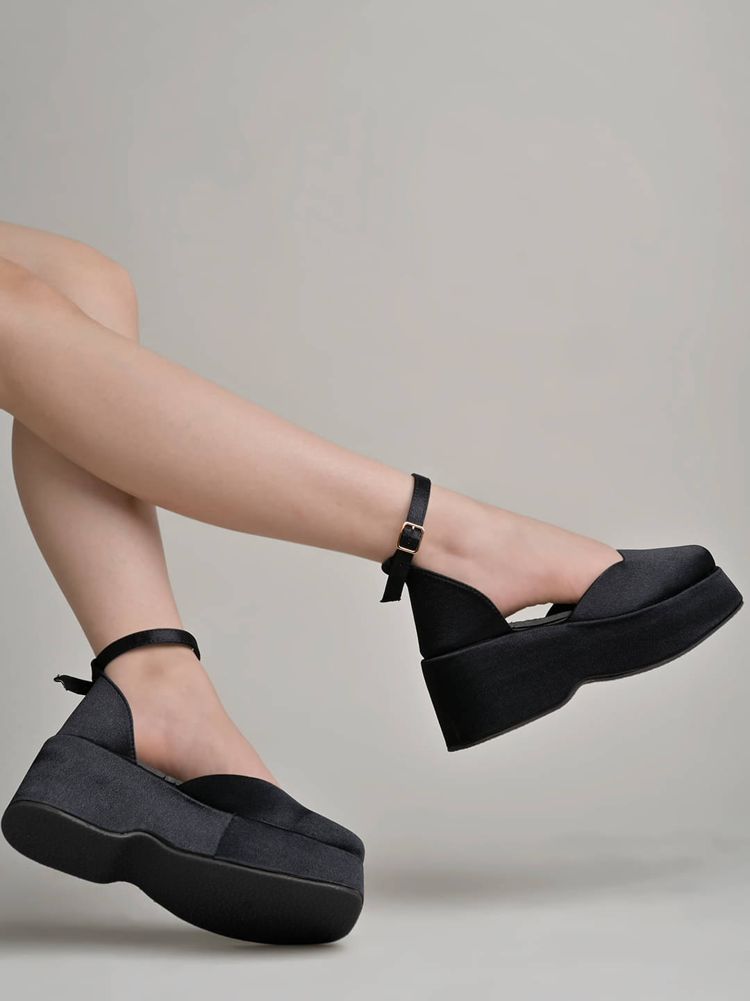     			Shoetopia Black Women's Sandal Heels