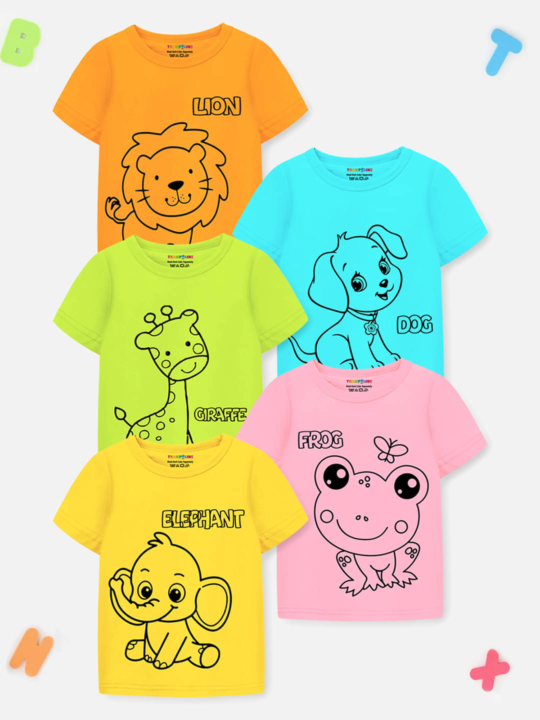     			Trampoline Pack of 1 Boys Cotton Blend T-Shirt ( Multicolor 3 )