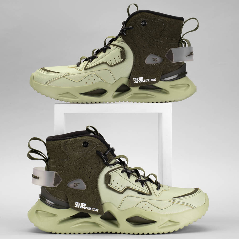     			ATOM Chroma Kick Olive Men's Sneakers