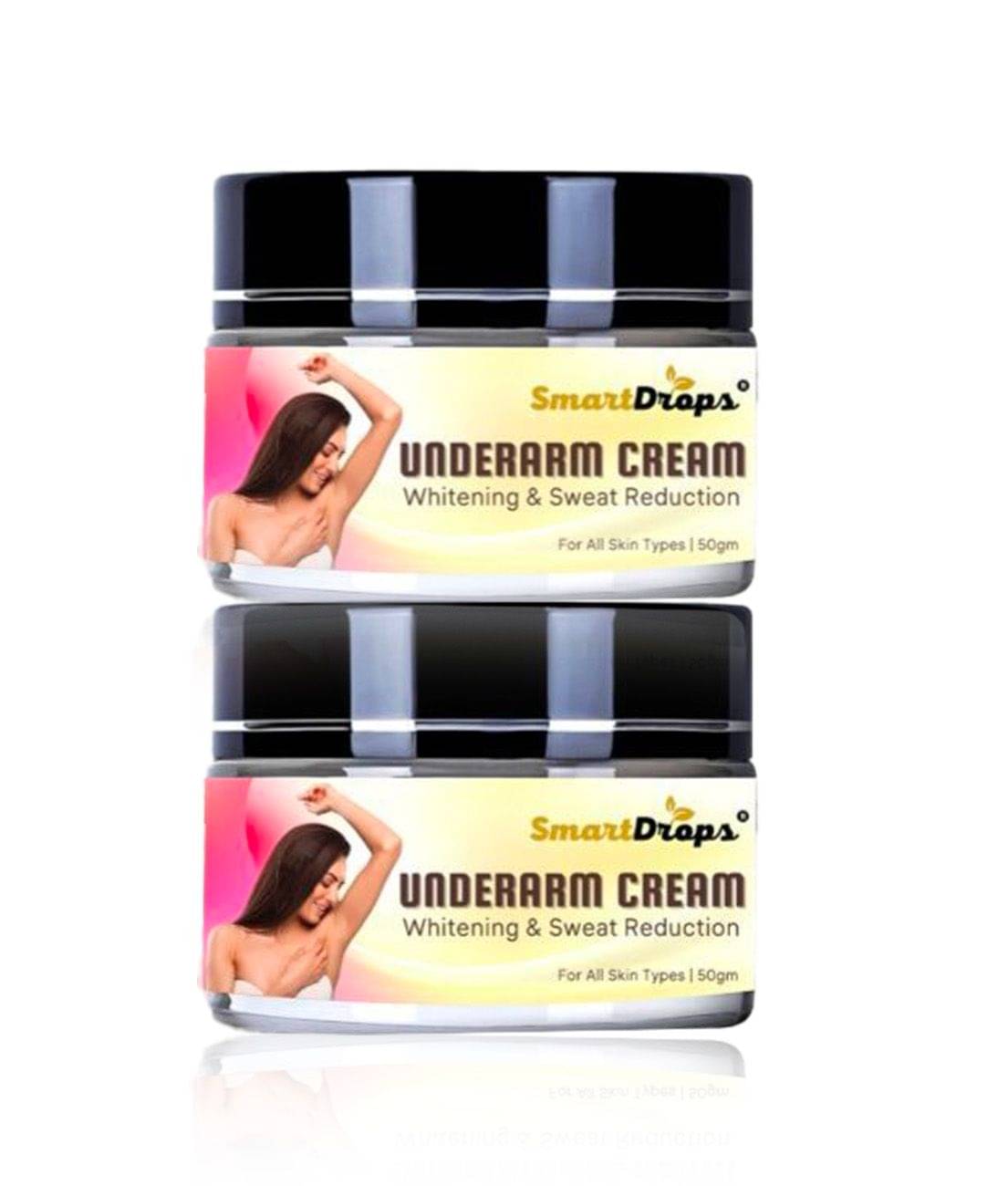 Smartdrops Underarm Whitening Skin Brightning Cream 50 g - Pack of 2     			Smartdrops Underarm Whitening Skin Brightning Cream 50 g - Pack of 2