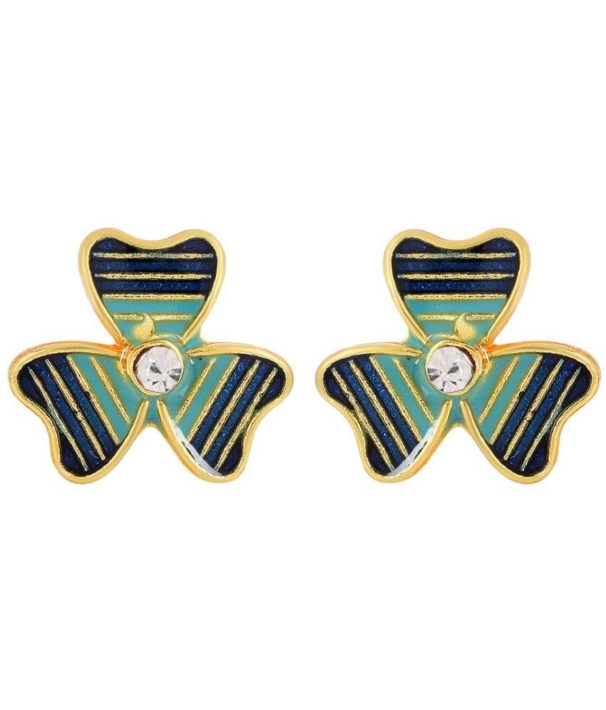     			ADMIER Multi Color Stud Earrings ( Pack of 1 )