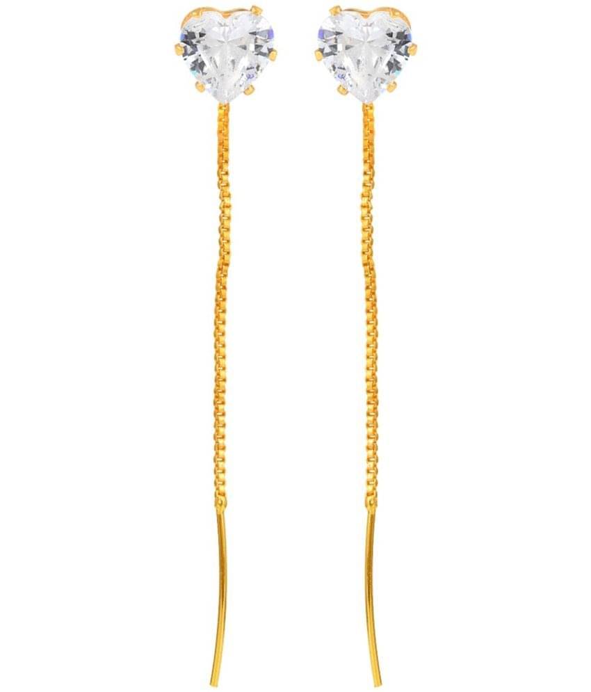     			ADMIER Yellow Stud Earrings ( Pack of 1 )