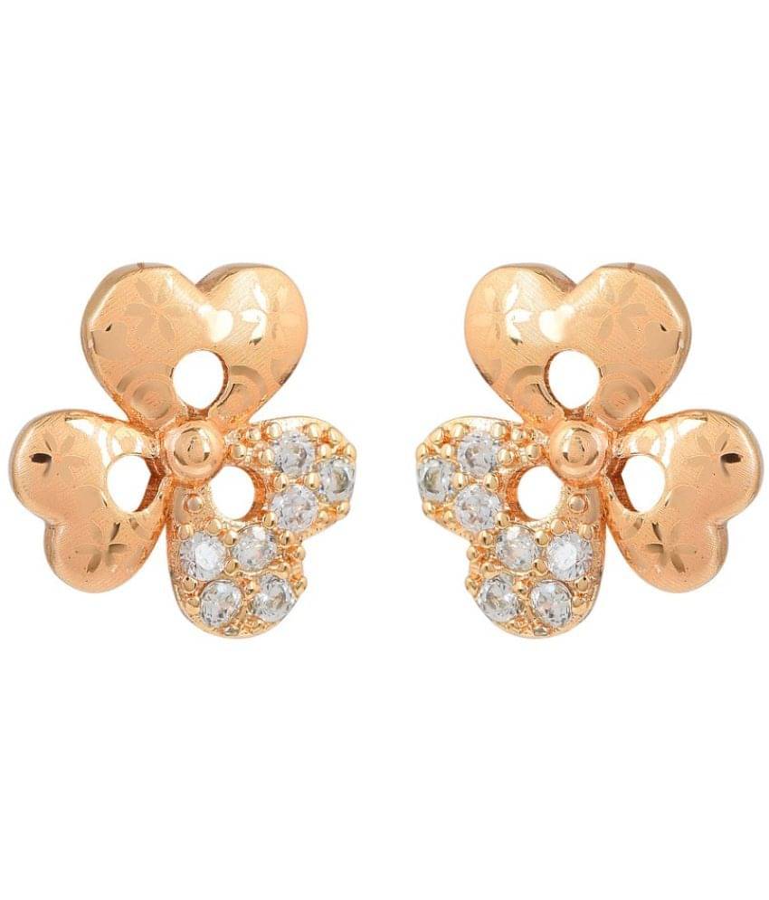     			ADMIER Yellow Stud Earrings ( Pack of 1 )