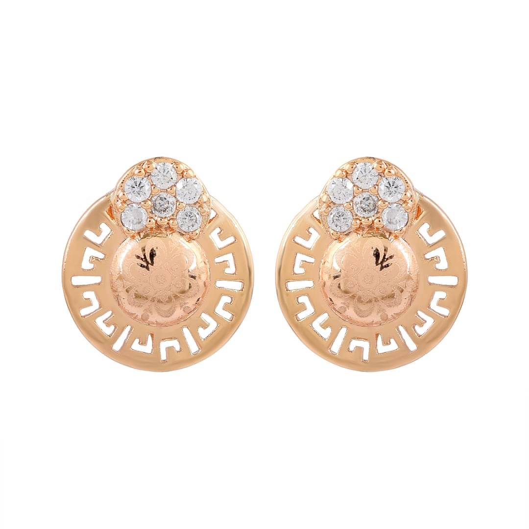     			ADMIER Yellow Stud Earrings ( Pack of 1 )