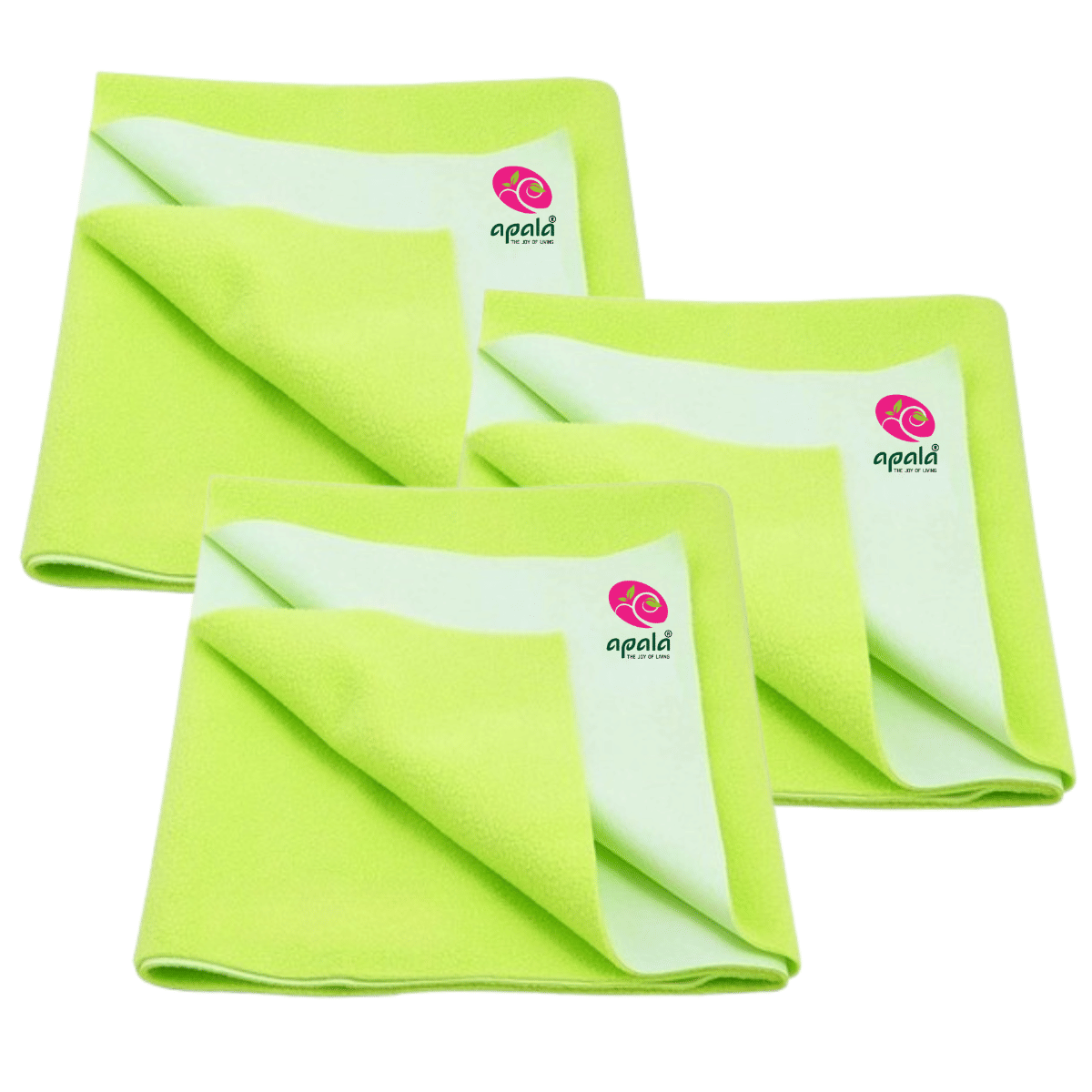     			Apala Green Laminated Bed Protector Sheet ( Pack of 3 )