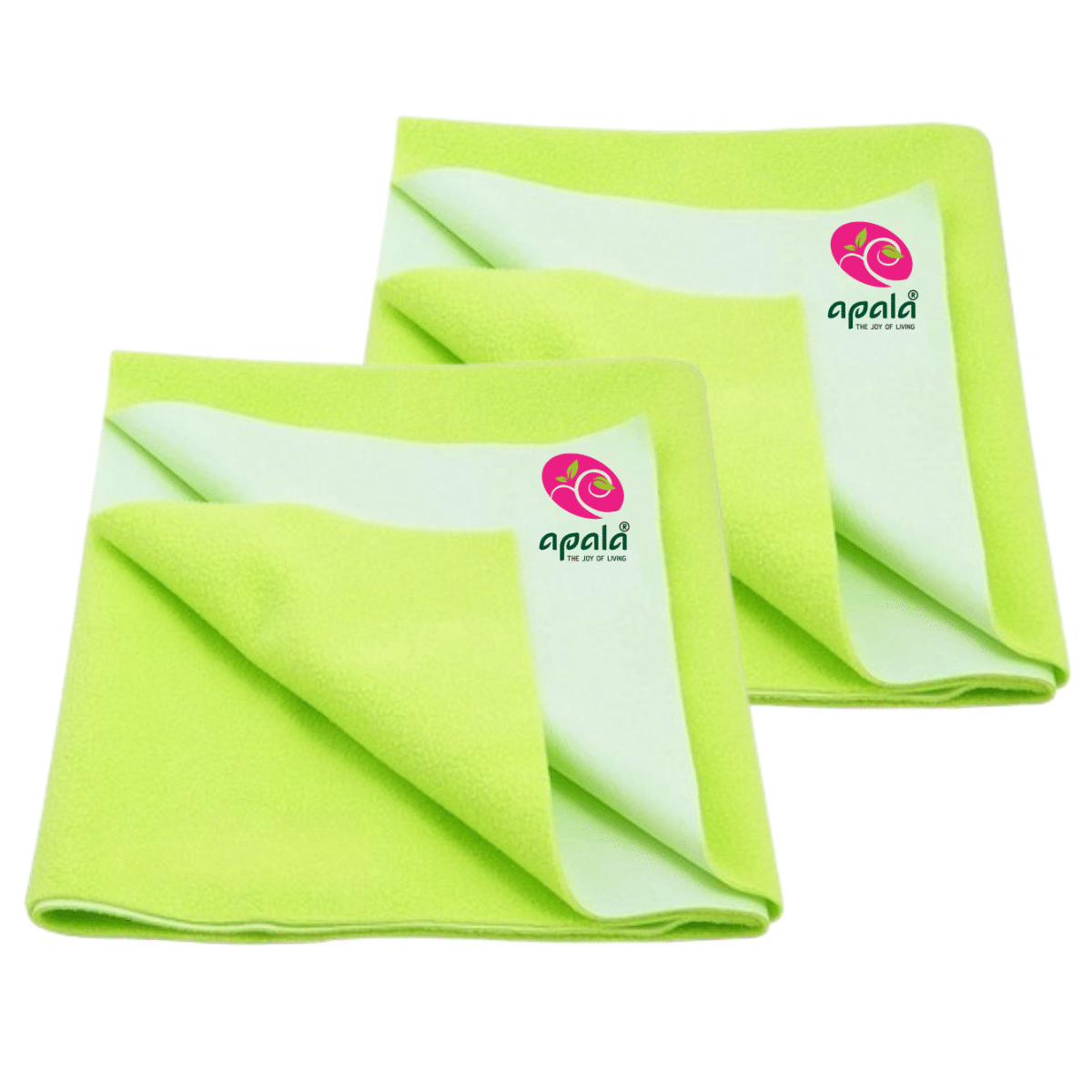     			Apala Green Laminated Bed Protector Sheet ( Pack of 2 )