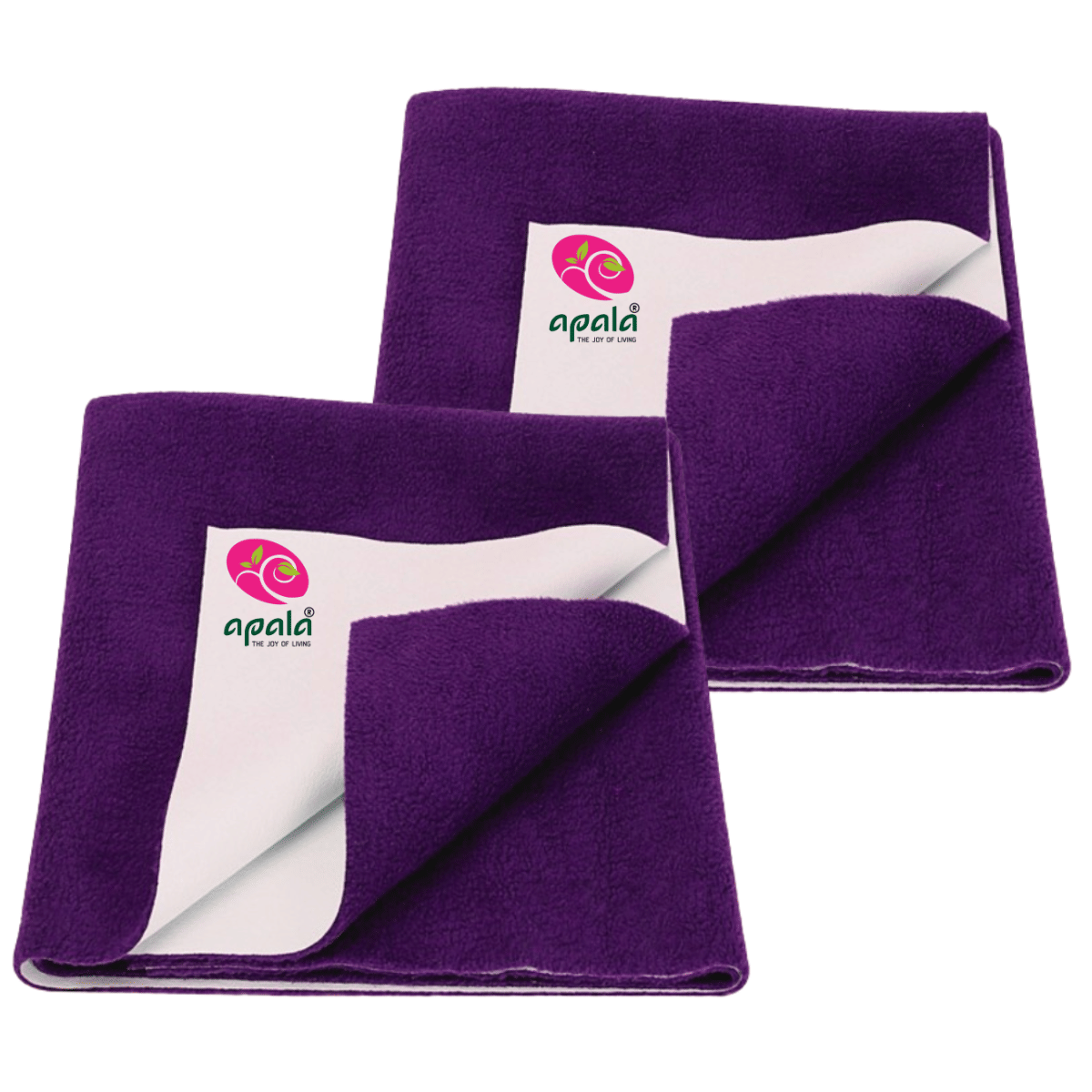     			Apala Plum Laminated Bed Protector Sheet ( Pack of 2 )