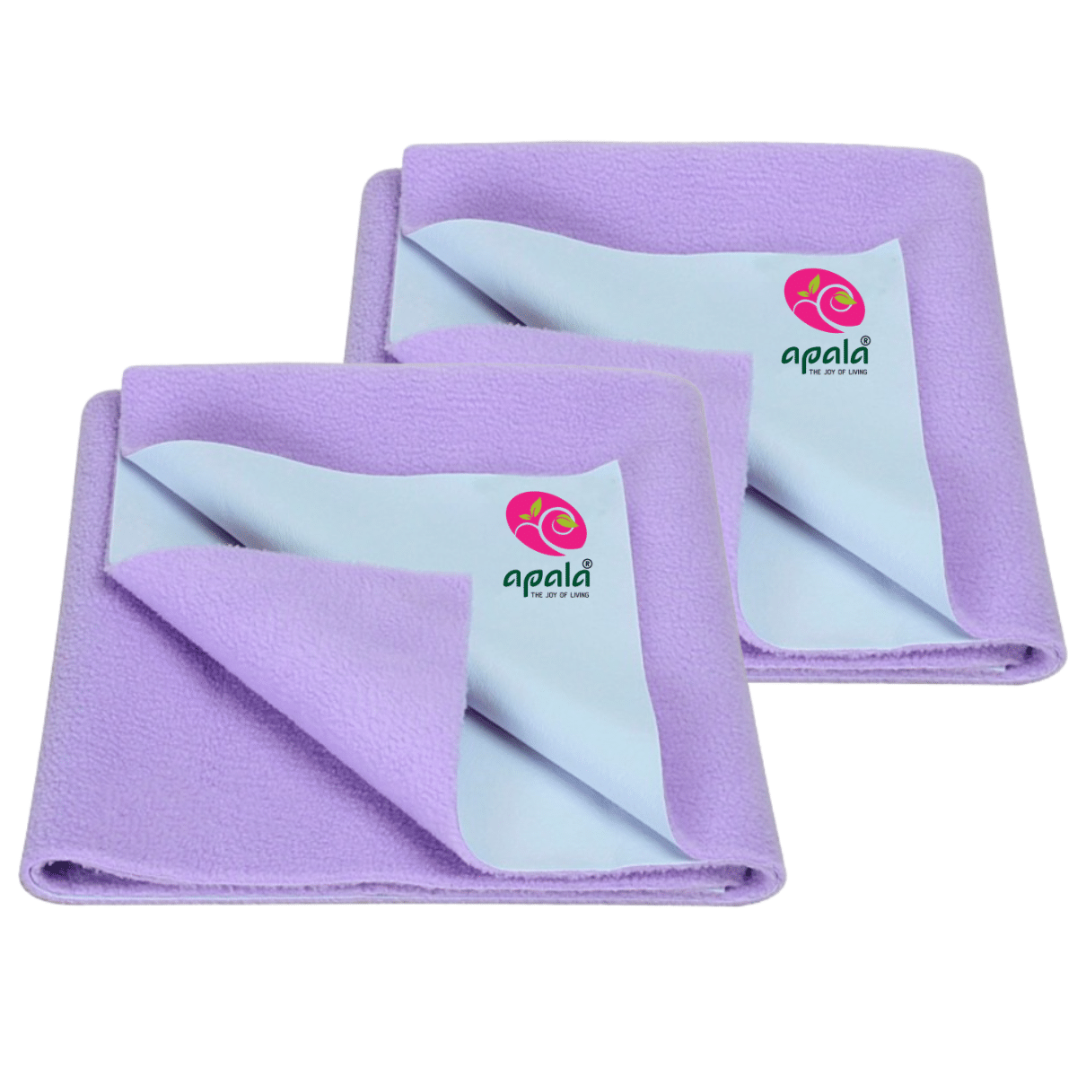     			Apala Purple Laminated Bed Protector Sheet ( Pack of 2 )
