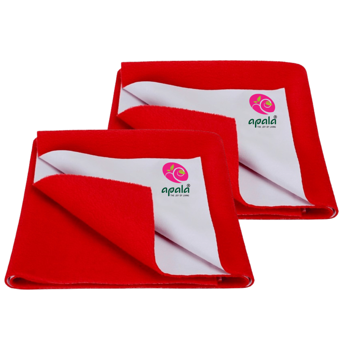    			Apala Red Laminated Bed Protector Sheet ( Pack of 2 )