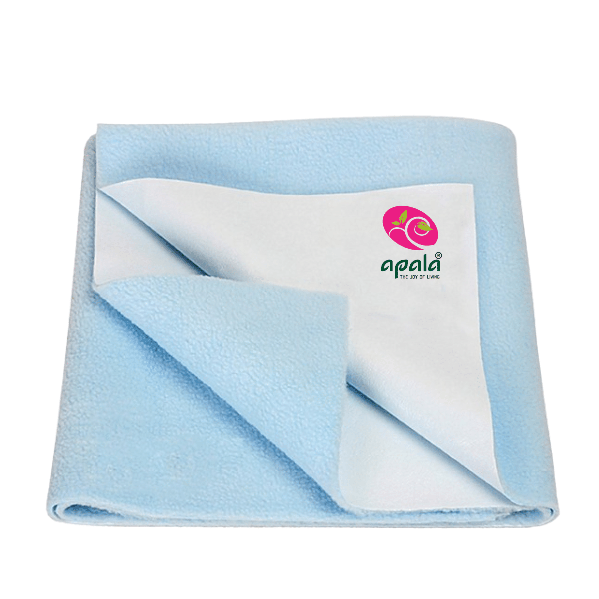     			Apala Sky Blue Laminated Bed Protector Sheet ( Pack of 1 )