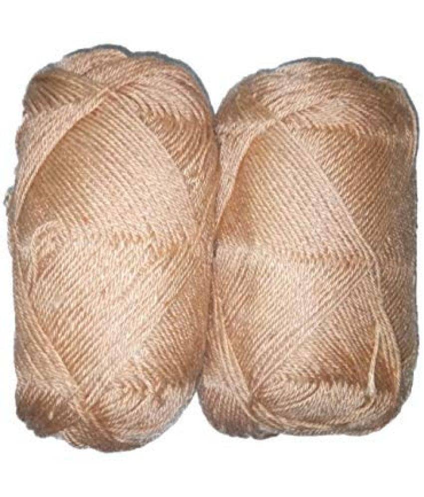     			CHOPRA INDUSTRIES C.I Soft Fingering Crochet Hook Yarn Needle Acrylic Thread Skin Wool Ball for Socks Material Hand Knitting Art Craft, 300 gm, Beige