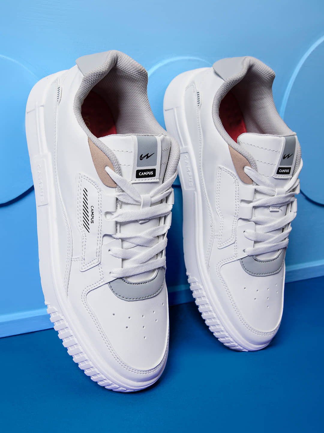 Campus OG-11 White Men's Sneakers - Casual Shoes | Buy online on ZillyBuy