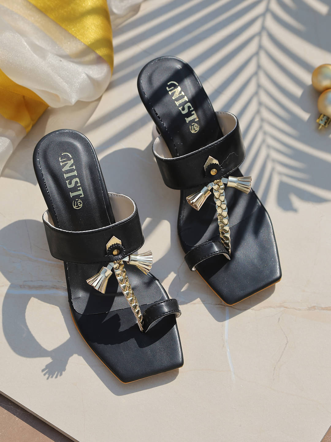 Gnist Black Women's Sandal Heels     			Gnist Black Women's Sandal Heels