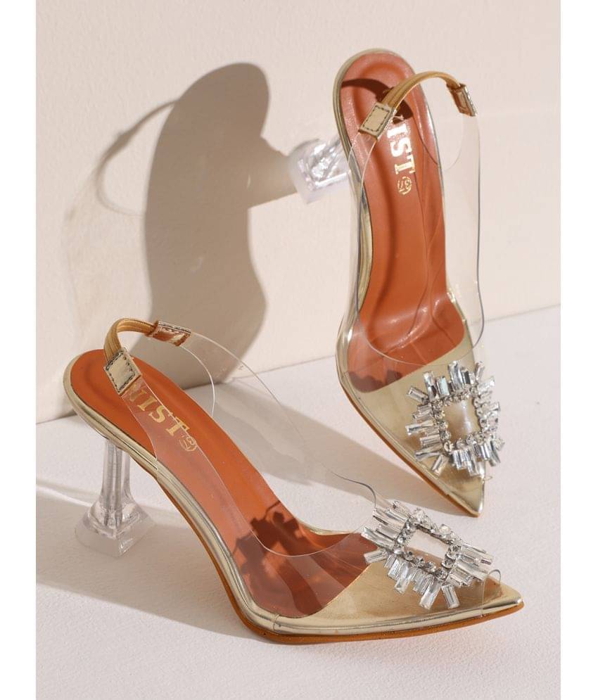 Gnist Gold Women's Sandal Heels Gnist Gold Women's Sandal Heels