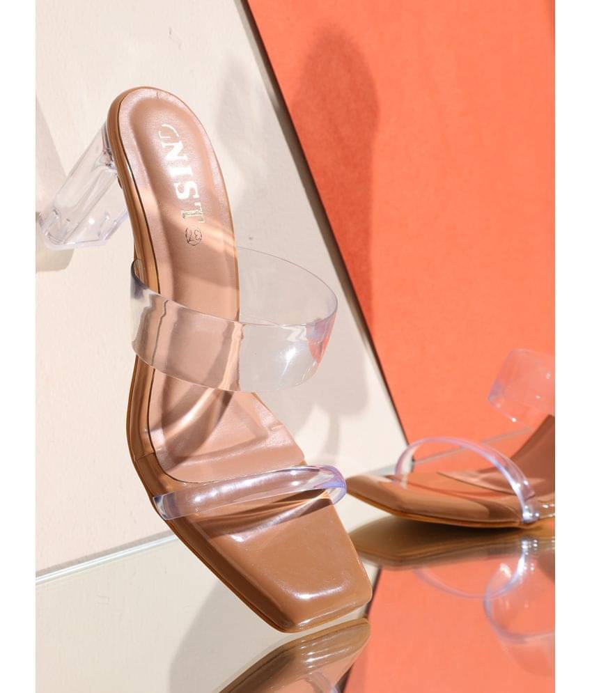 Gnist Tan Women's Sandal Heels Gnist Tan Women's Sandal Heels