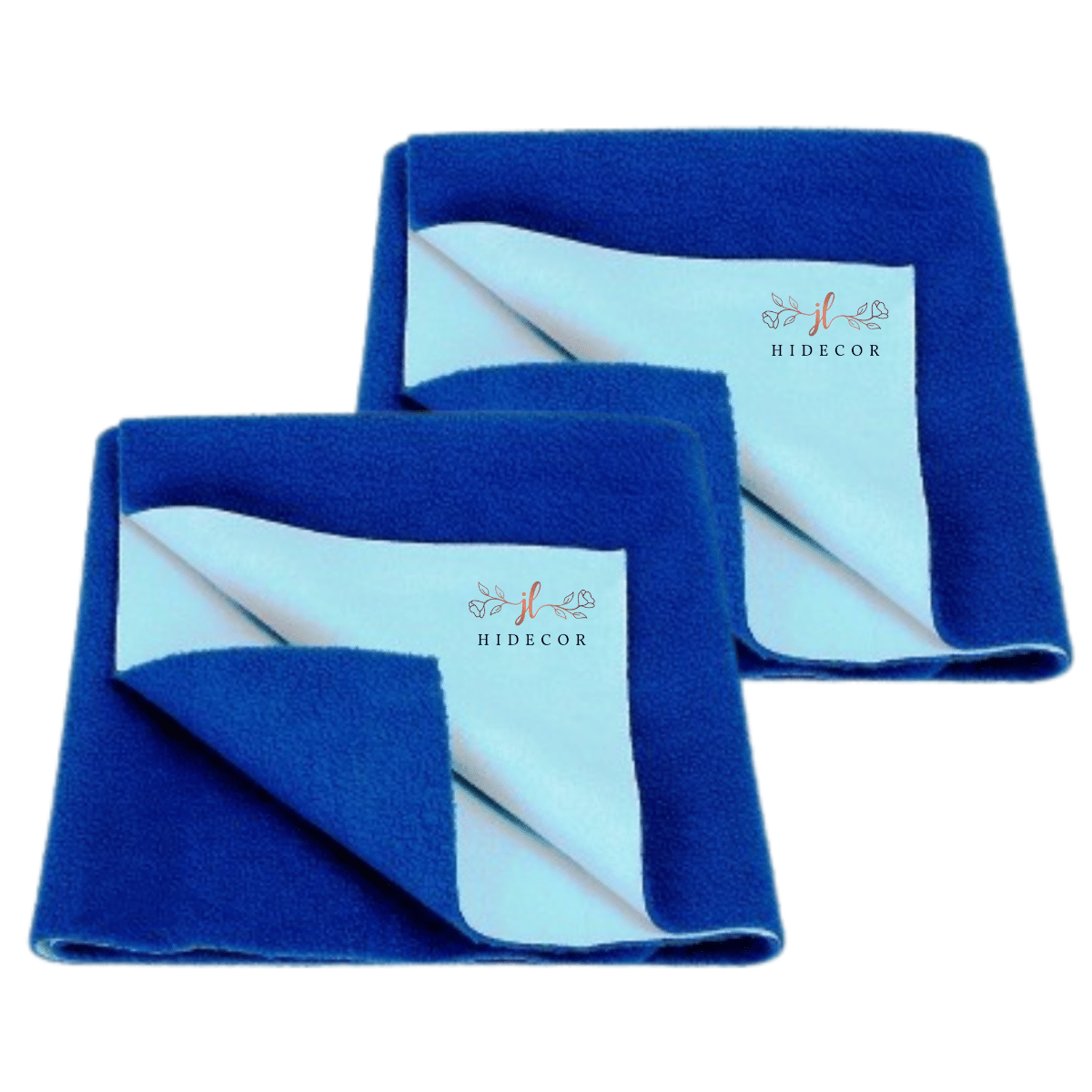 HIDECOR Multi-Colour Laminated Bed Protector Sheet ( Pack of 2 )