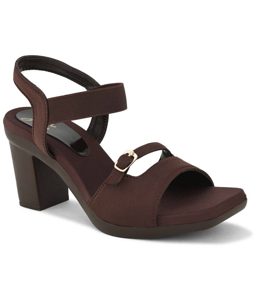 JM Looks Brown Women's Sandal Heels JM Looks Brown Women's Sandal Heels