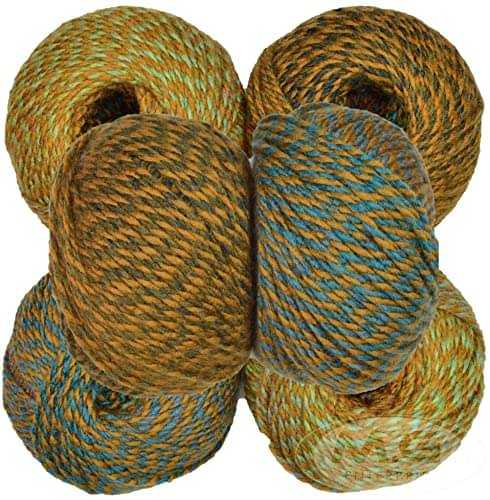     			M.G ENTERPRISE Cotton Yarn Mustard (14 pc) Cotton Yarn 4 ply Wool Ball Hand Knitting Wool/Art Craft Soft Fingering Crochet Hook Yarn, Needle Knitting Yarn Thread Dyed