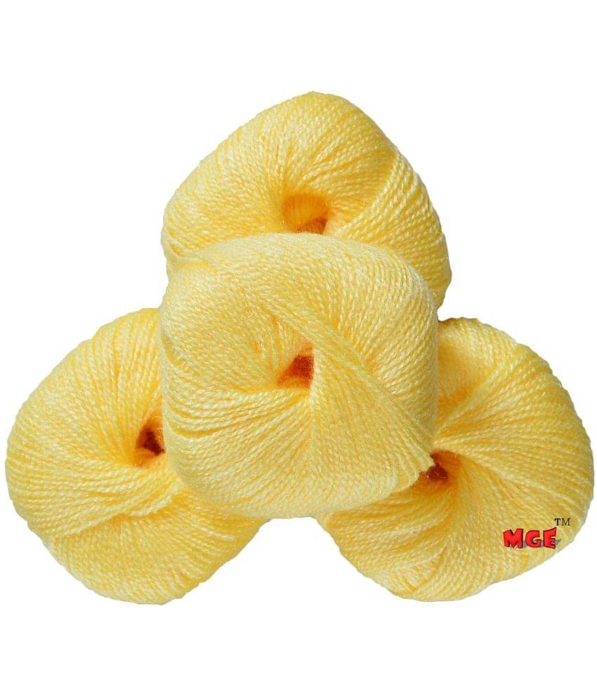     			M.G ENTERPRISE Enterprise Soft n Smart Dark Cream (200 gm) Wool Hank Hand Knitting Wool/Art Craft Soft Fingering Crochet Hook Yarn, Needle Knitting Yarn Thread Dyed