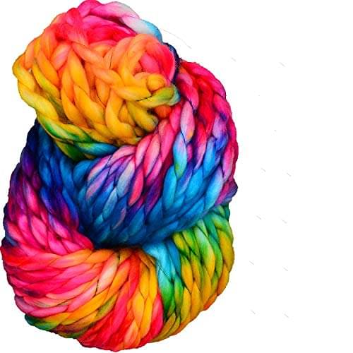     			M.G ENTERPRISE Jumbo Rainbow Knitting Wool Yarn, 300 gm