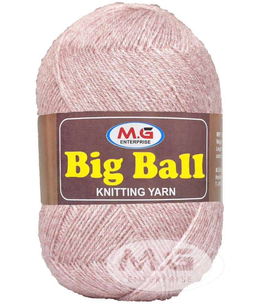 M.G ENTERPRISE Knitting Yarn Wool Big Ball Navajo 200 g.