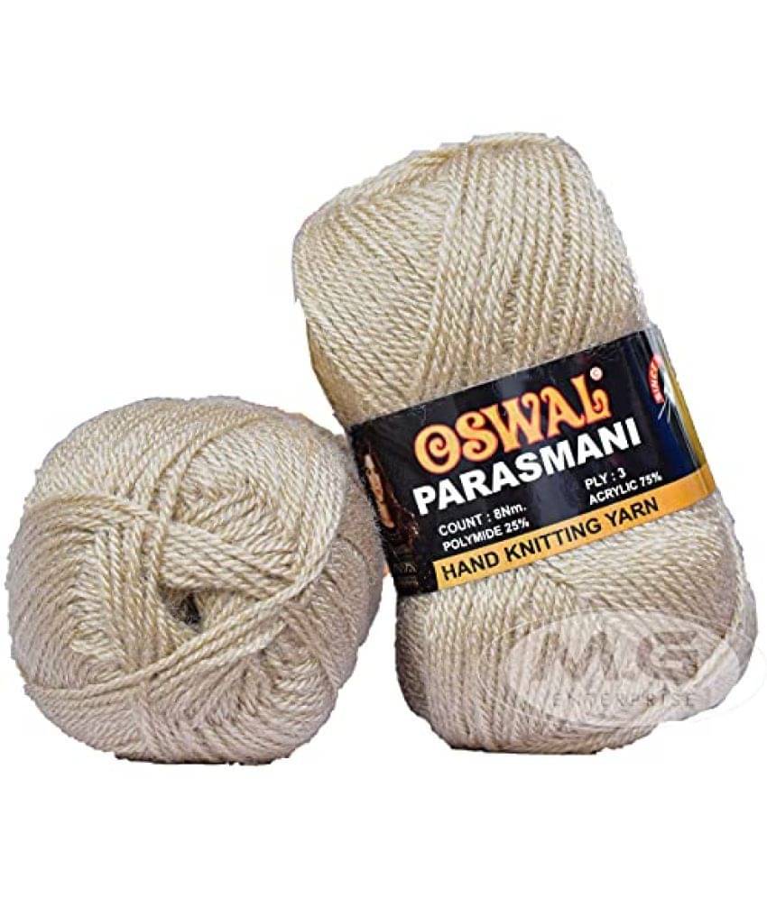     			M.G ENTERPRISE Os wal 3 Ply Knitting Yarn Wool, Ligh Skin 600 gm Best Used with Knitting Needles, Crochet Needles Wool Yarn for Knitting Os wal-N