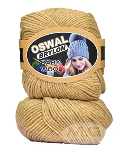     			M.G ENTERPRISE Os wal 100% Acrylic Wool Skin 16 GMS Wool 4 ply Wool Ball Hand Knitting Wool/Art Craft Soft Fingering Crochet Hook Yarn- Art-AECC