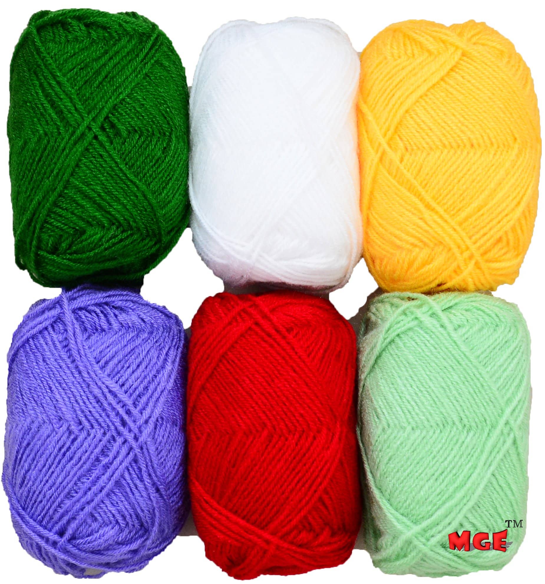 M.G Enterprise 4 Ply Knitting Yarn Combo Wool, Bunny 5 Mix 150 gm Best Used with Knitting Needles, Crochet Needles Wool Yarn for Knitting