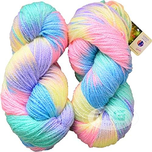     			M.G Enterprise Knitting Yarn Wool,Zebra Pink Dark 450 gm Woolen Crochet Yarn Thread. Best Used with Knitting Needles, Crochet Needles. Wool Yarn for Knitting. Best Woolen Thread.