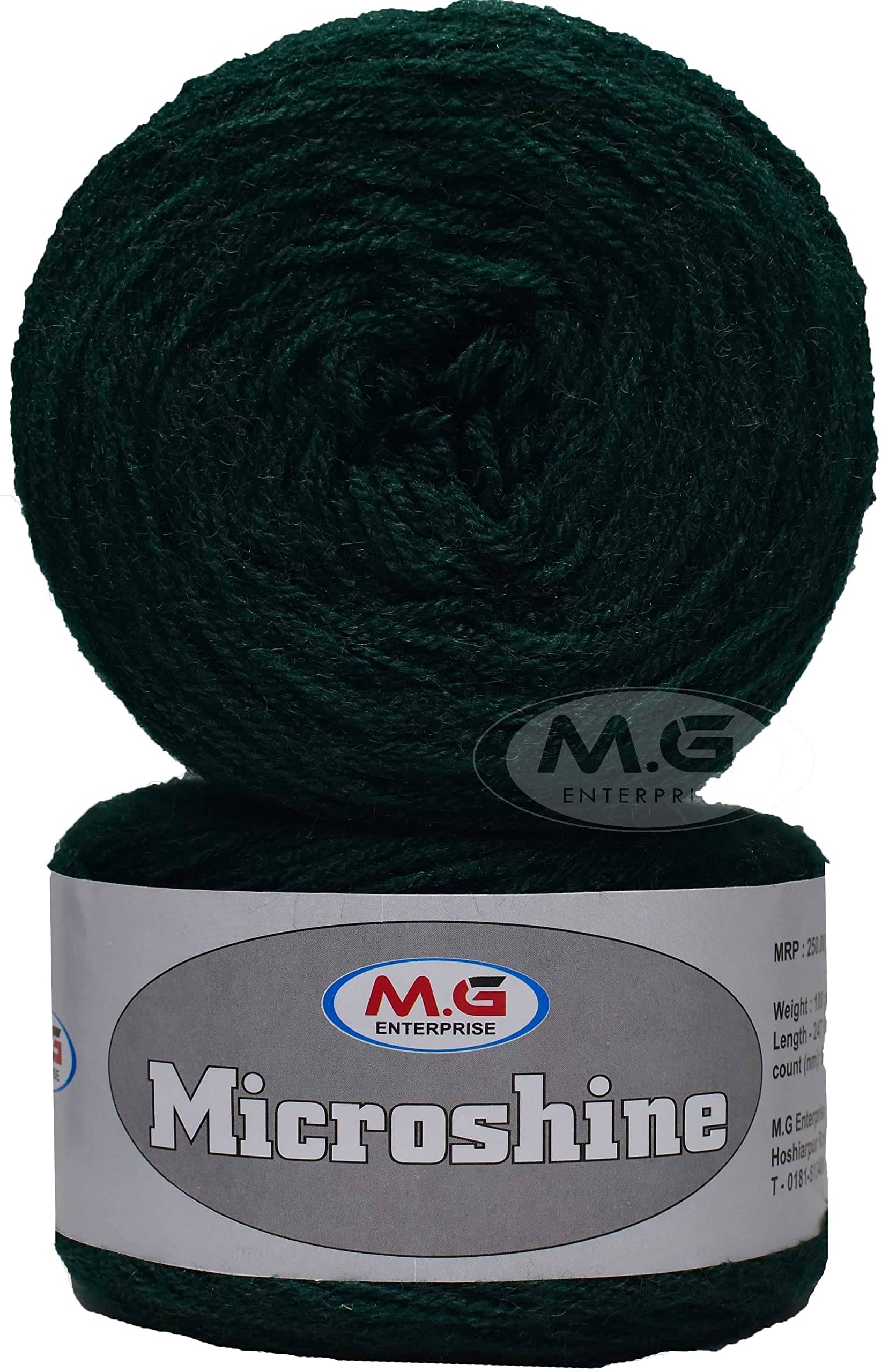     			M.G Microshine Morphankhi (300 gm) Wool Hank Hand Knitting Wool/Art Craft Soft Fingering Crochet Hook Yarn, Needle Knitting Yarn Thread Dyed