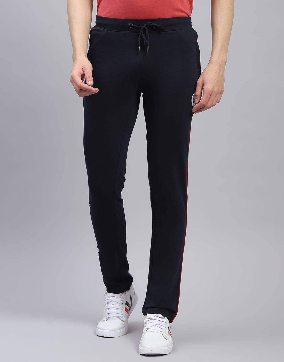 Monte Carlo Navy Blue Cotton Blend Men's Trackpants ( Pack of 1 ) Monte Carlo Navy Blue Cotton Blend Men's Trackpants ( Pack of 1 )