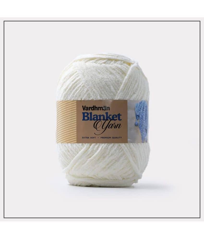 NTGS Vardhman Blanket Thick Yarn Knitting Fingering Crochet Hook -Pack of 200 gm Shade no.012