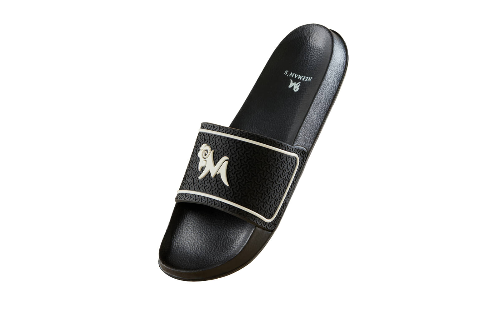     			Neemans Black Men's Slide Flip Flop