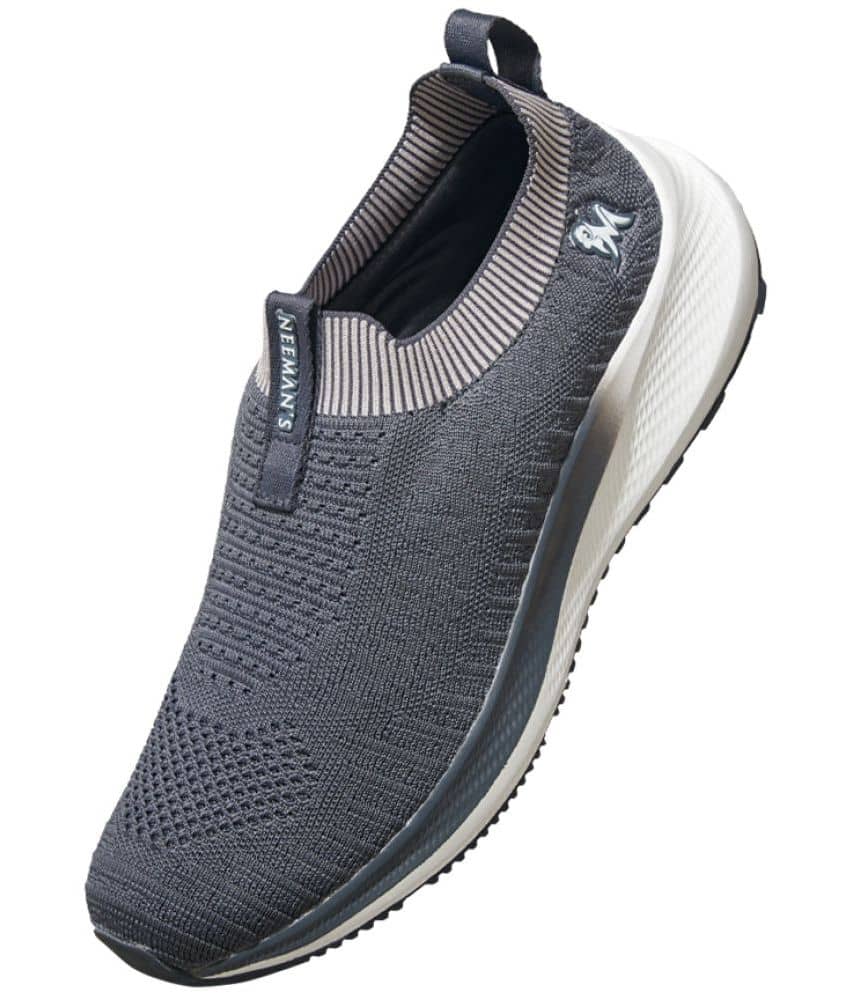Neemans Drop ship Grey Men's Slip-on Shoes - Casual Shoes | Buy online on ZillyBuy
