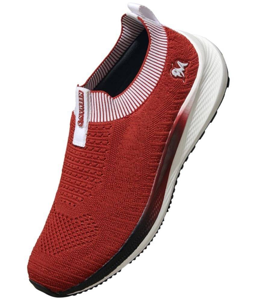     			Neemans Drop ship Red Men's Slip-on Shoes