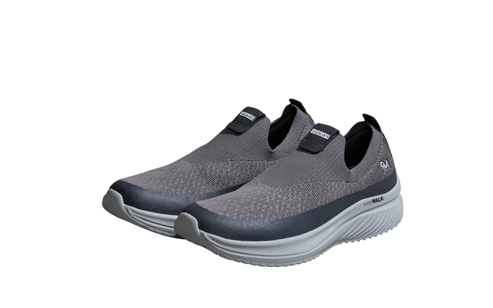 Neemans EASEWALK SLIP ON Grey Men's Sneakers - Casual Shoes | Buy online on ZillyBuy