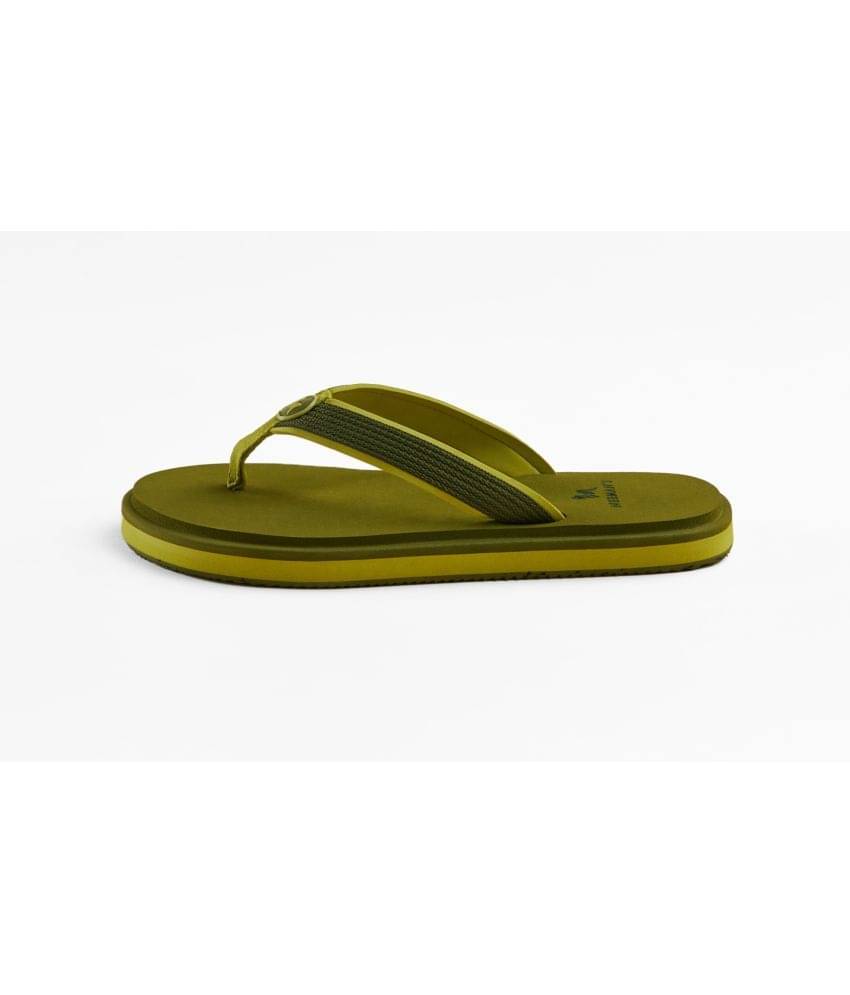     			Neemans Green Men's Thong Flip Flop