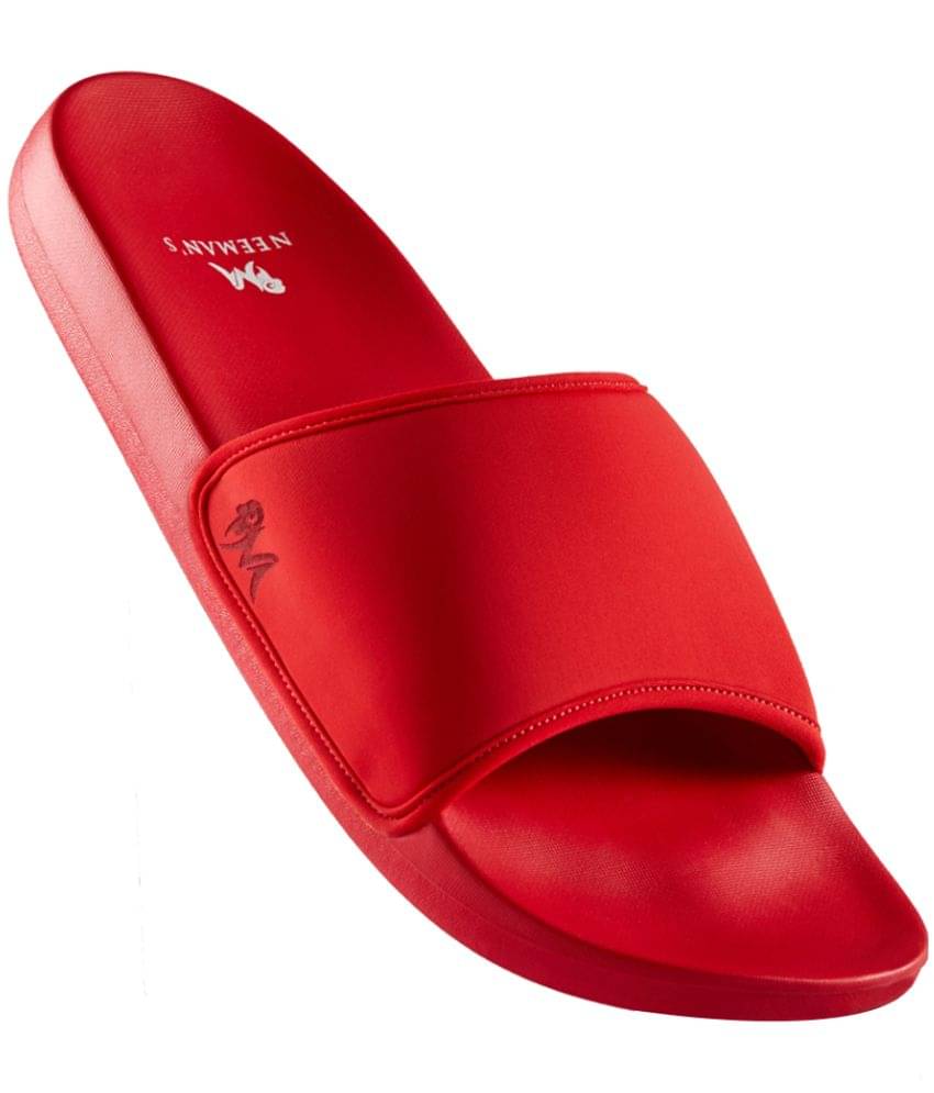 Neemans Red Women's Slide Neemans Red Women's Slide